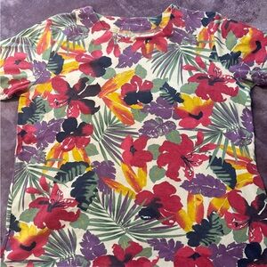 Jaclyn Smith Women's Floral Blouse - Red, Purple, Yellow, Green